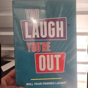 You Laugh You're Out by DSS Games Red Card Game Party Fun Hilarious - New